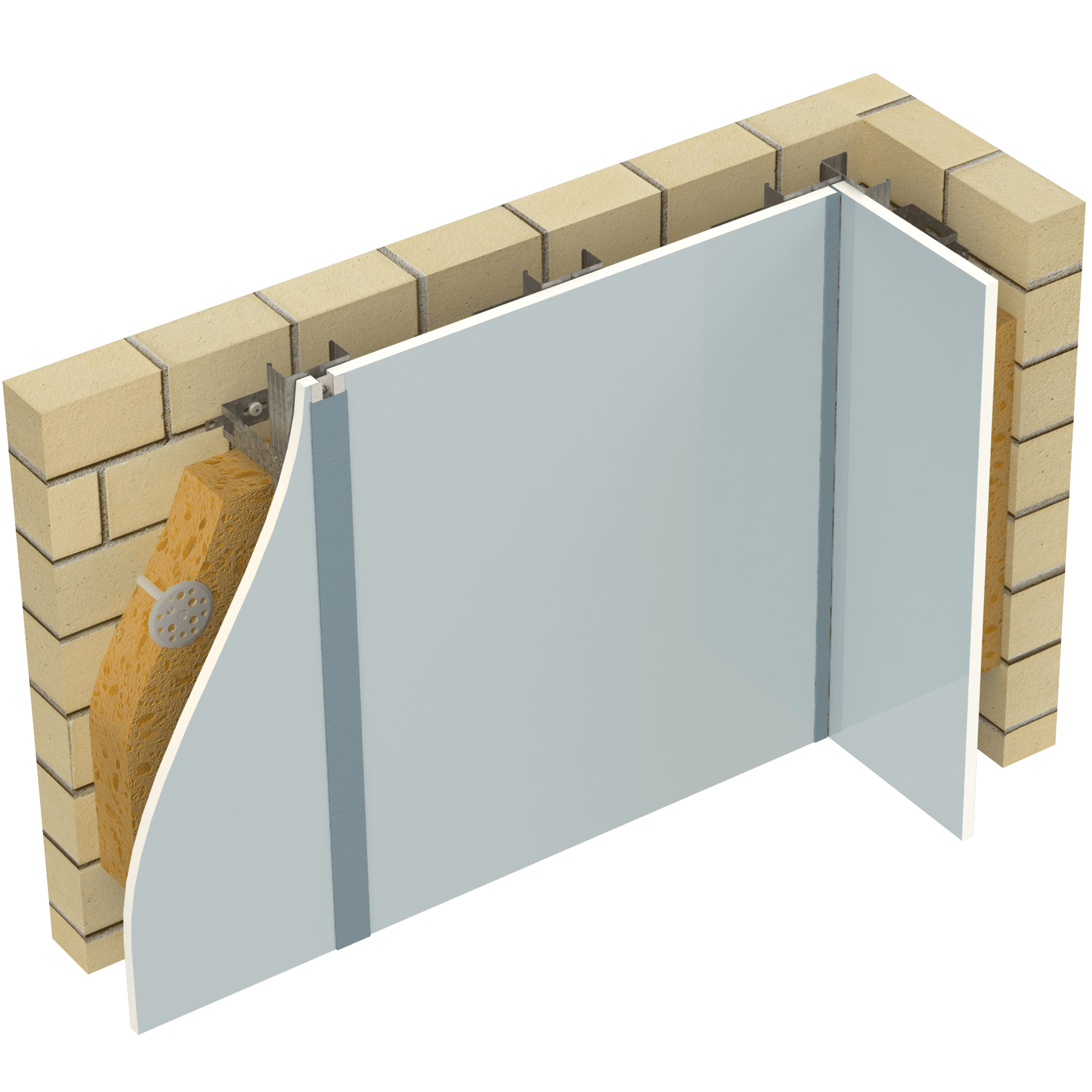 Важкогорюча панель GYPSUN™ Premium на основі ГКЛ з полімерним покриттям